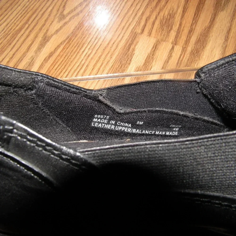 CLARKS ARTISAN Black Leather Shoes Size 9M - Picture 8 of 8